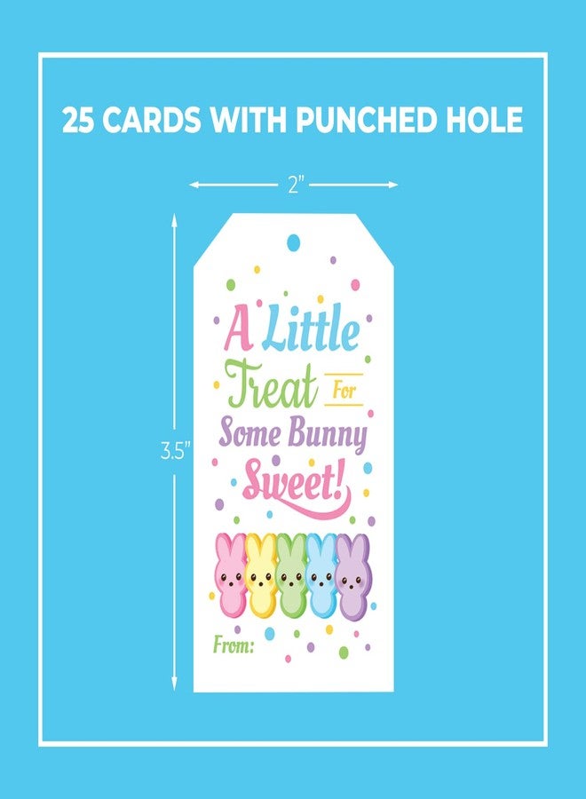 Pink Pixie Studio 25 Bunny Treat Gift Hang Tags for Spring or Easter Party Favors - Adults Kids Holiday Fun Labels for Treat Bags Made in The USA - Image 2